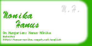 monika hanus business card