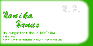 monika hanus business card
